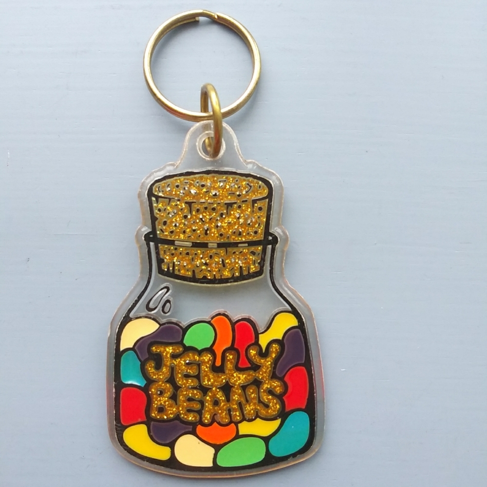 Vintage Jelly Beans Key Chain